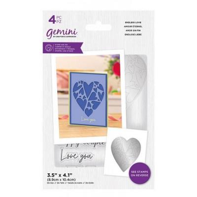 Gemini Clear Stamps & Die - Endless Love